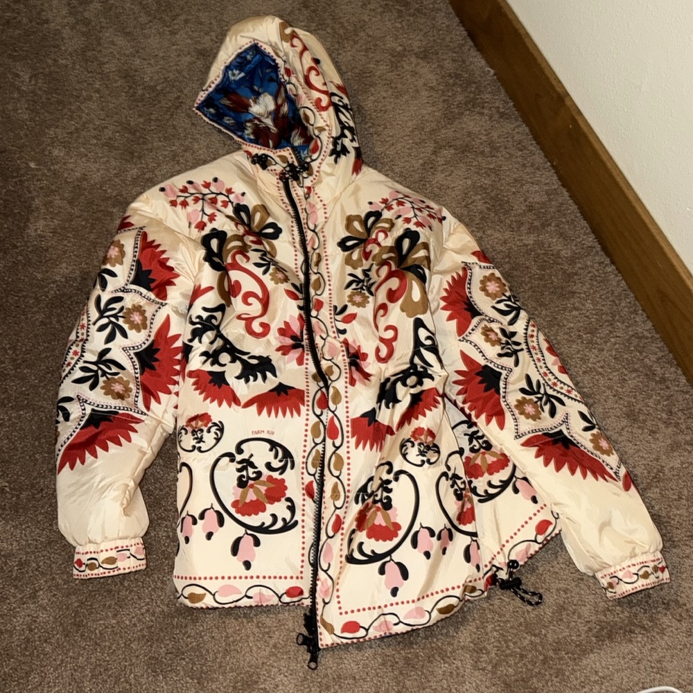 Farm Rio reversible ski jacket puffer - Picture 7 of 7
